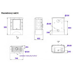 Kachlová kamna ABX Iberia exklusive Tabakbraun